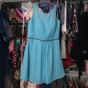 Short, blue, special occasion dress!