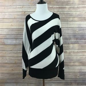 Black & White Striped Sweater