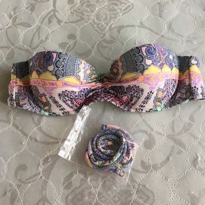 victorias secret flirt bandeau swim top