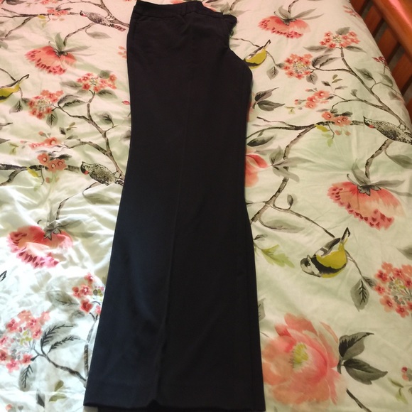 Size 14 Full length boot cut black business pants.