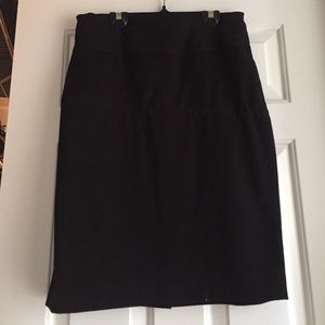 Black pencil skirt