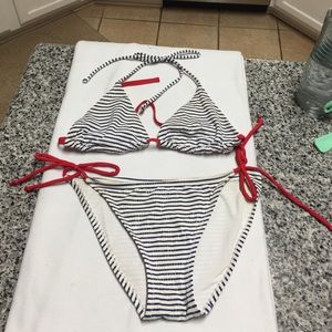 Victoria's Secret nautical colored bikini