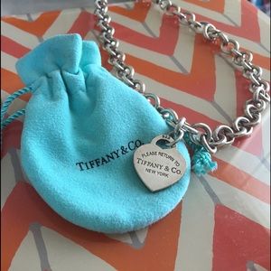 Authentic Return to Tiffany Heart Tag Necklace