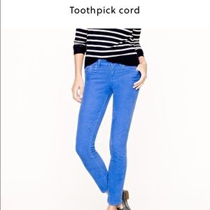 J crew toothpick cords