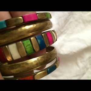 🌶Colorful hippie bangles