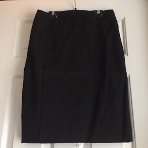 Black pencil skirt
