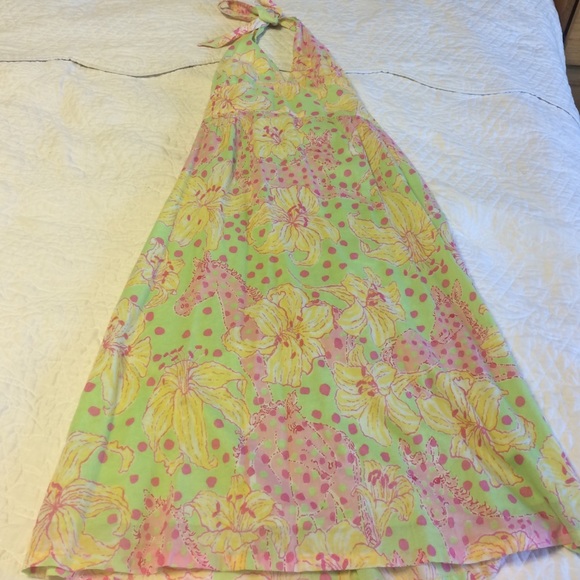 Vintage Lilly Pulitzer Halter Dress - Picture 1 of 4