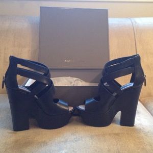 BCBG platform heels