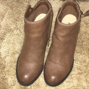 Brown booties