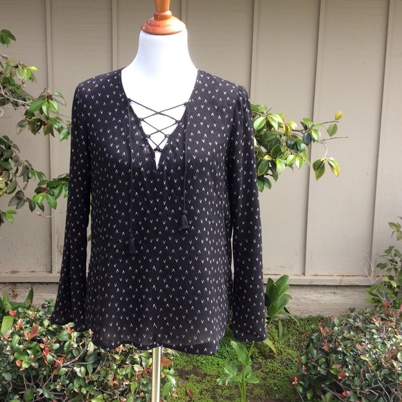 Love Stitch Lace-Up Top