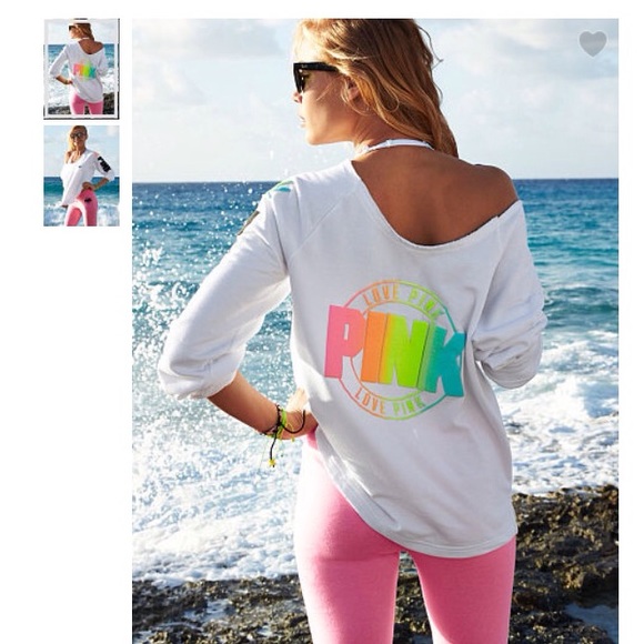 Victoria's Secret Pink Slouchy Crew