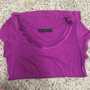 The Limited purple short sleeve shirt
