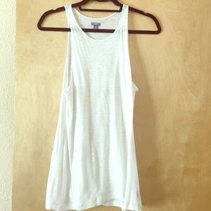 Aerie white tank top high neck