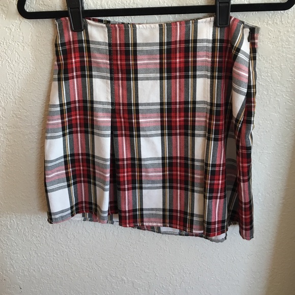 brandy school girl plaid skirt