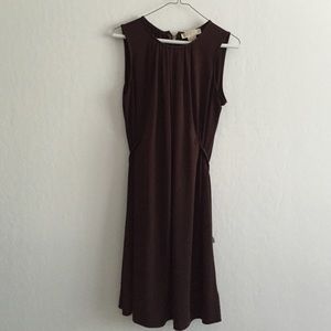 Michael kors brown dress with a belt