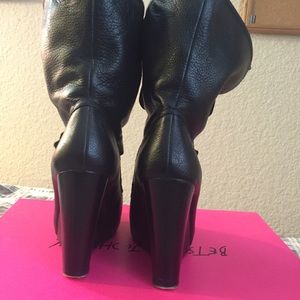 Betsey Johnson Shoes - Betsey Johnson Ryderrr Wedge Boots Betsey Johnson Shoes - Betsey Johnson Ryderrr Wedge Boots