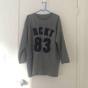 Brand new knitted long shirt