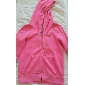 PINK zip up hoodie