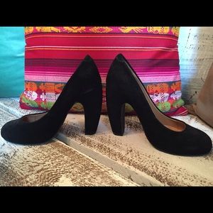 Kimchi Blue Suede Hells Size 7