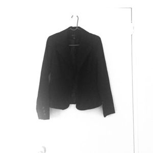 Black suit jacket