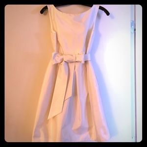 Eliza J Short White Dress with Pockets!