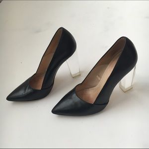 Zara lucite pump. Size 37 US 6.5