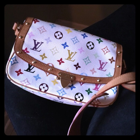 Louis Vuitton Multicolor Sologne in White