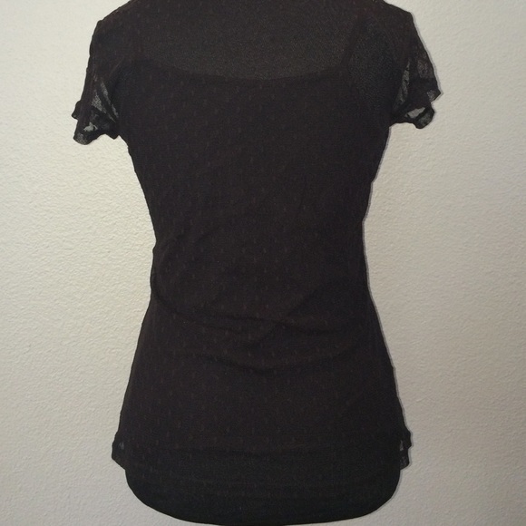 I.N.C black tank w/ sheer decorative cover up - Picture 2 of 3