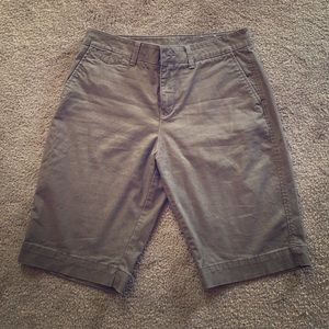 Khaki Bermuda shorts