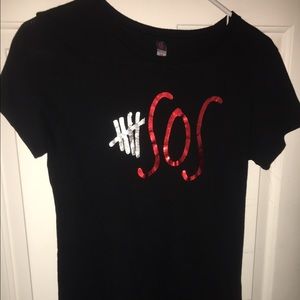 5 Seconds of Summer Band Shirt (ONE OF A KIND!)