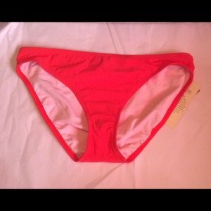 2Bamboo Coral Bikini Bottoms Small NWT