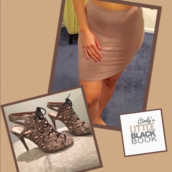 Boohoo Skirts - ππΌ Tan Stretchy Boohoo Skirt ππΌ Boohoo Skirts - ππΌ Tan Stretchy Boohoo Skirt ππΌ