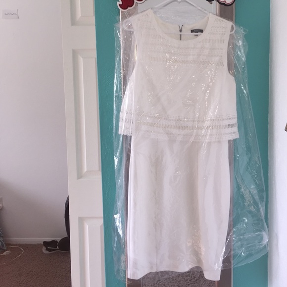 White XOXO Bodycon dress.