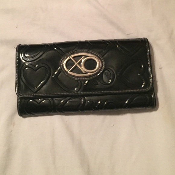 patent leather wallet