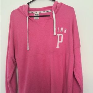 PINK VICTORIA'S SECRET HODDIE CREW