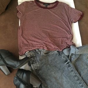 FOREVER 21 striped shirt