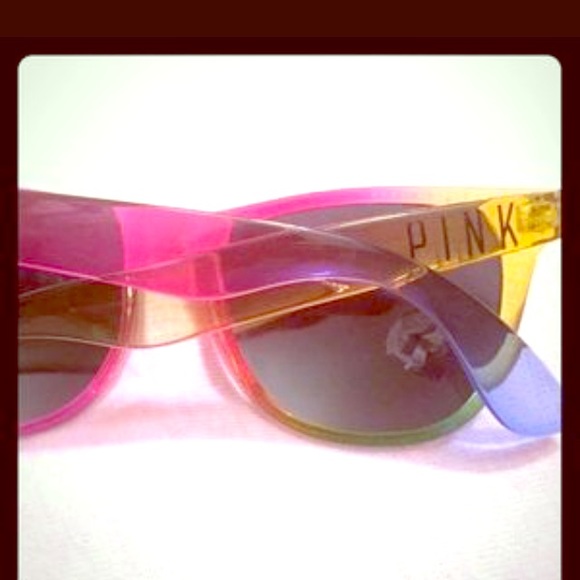 Victoria Secret Pink rainbow sunglasses💜