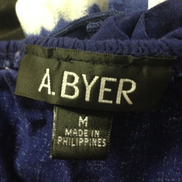 Gorgeous navy striped maxi dress - Picture 2 of 4