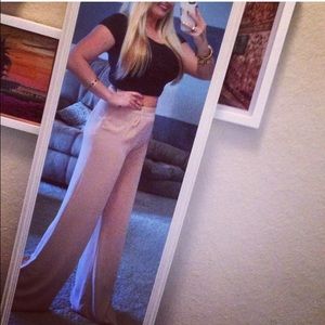 NWT CHARLOTTE RUSSE high waisted pleated pants