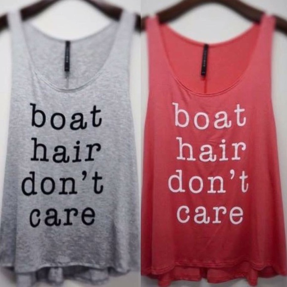 New boat hair don't care tank