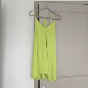 alice + olivia 'fierra' dress--medium, neon green