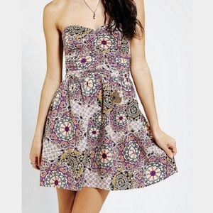 Band of Gypsies UO strapless dress