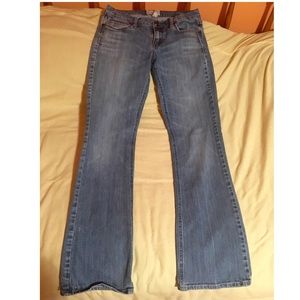 Abercrombie and Fitch low rise bootcut jeans
