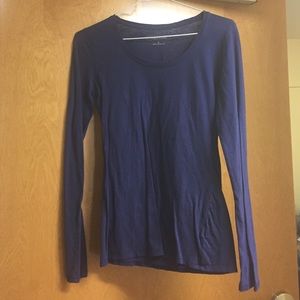 Navy long sleeve shirt