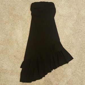 Black Strapless Dress
