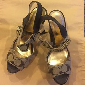 ⚠️COACH OPEN-TOE SHOES⚠️ MAKE ME AN OFFER.