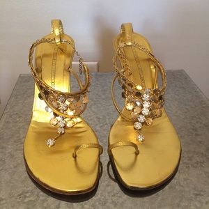 Giuseppe Zanotti jeweled crystal sandals!