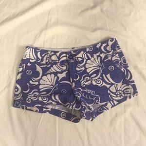 Lilly Pulitzer seashell printed shorts