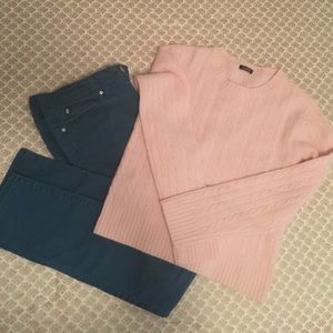 Pink J. Crew Sweater