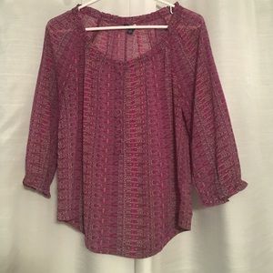 Maroon/purple blouse